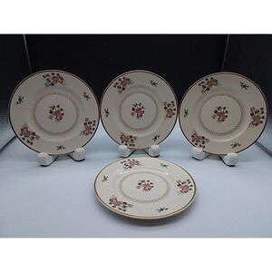 4 VINTAGE Coventry Old Ivory Syracuse China B & B Bread & Butter Plate 1949-1966